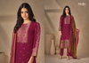 Rasvika By Omtex Musleen Jacquard Digital Printed Top Bottom With Dupatta Wholesalers In Delhi